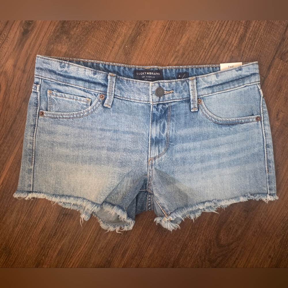 NWT Lucky Brand The Cut Off Jean Shorts